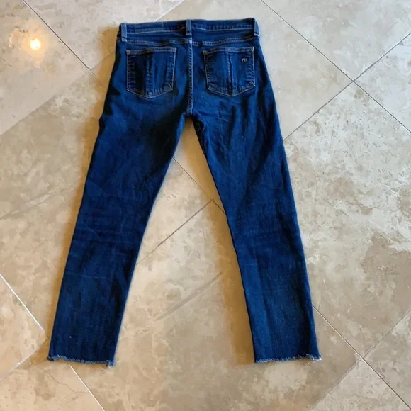 Rag and Bone Heritage Dark Blue Jeans - Picture 3 of 7